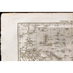 1827 - Carte des vents de l'océan Pacifique 