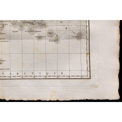1827 - Carte des vents de l'océan Pacifique 