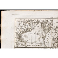 1827 - Carte ancienne du Gulf Stream 
