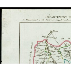 Gravure de 1802 - Département de la meurte - 2