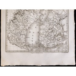 1827 - Carte ancienne du Golfe de Botnie 