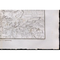 1827 - Carte de pont, pertes et résurgences 