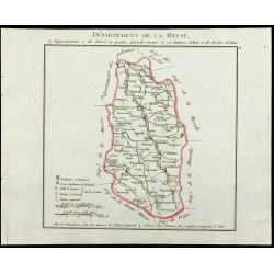 Gravure de 1802 - Département de la Meuse - 1