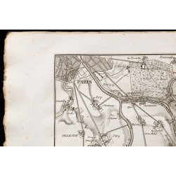 1827 - Carte de la Marne et de la Seine à Paris 