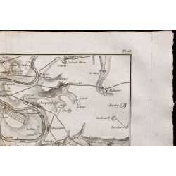 1827 - Carte de la Marne et de la Seine à Paris 