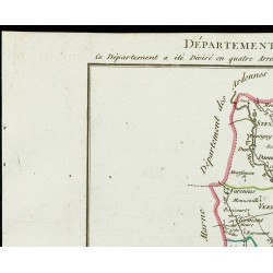 Gravure de 1802 - Département de la Meuse - 2