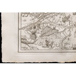 1827 - Carte du confluent de la Loire, Cher et Indre 