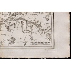 1827 - Carte du confluent de la Loire, Cher et Indre 