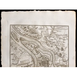 1827 - Carte du confluent de la Garonne et de la Dordogne 