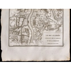 1827 - Carte du confluent de la Garonne et de la Dordogne 