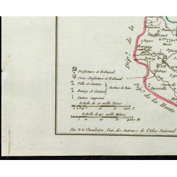 Gravure de 1802 - Département de la Meuse - 4
