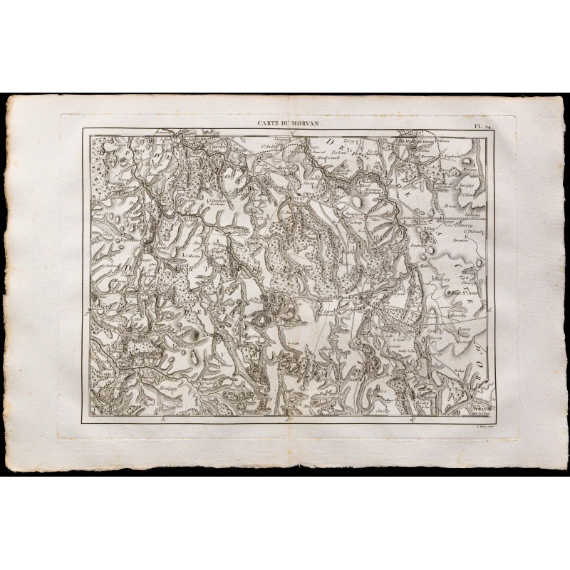 1827 - Carte du Morvan 