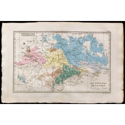 1827 - Carte minéralogique de la Saxe 