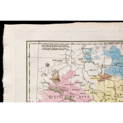 1827 - Carte minéralogique de la Saxe 