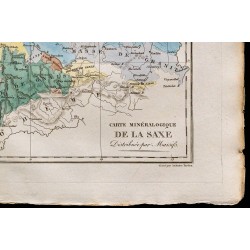 1827 - Carte minéralogique de la Saxe 