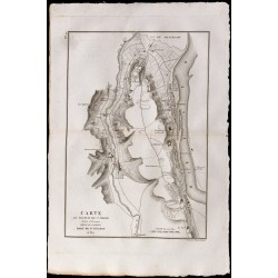 1827 -  Carte du plateau de Saint-Pierre (Maastricht) 