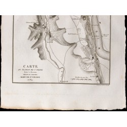 1827 -  Carte du plateau de Saint-Pierre (Maastricht) 
