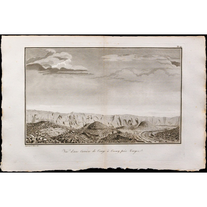 1827 - Carrière de craie à Crancey 