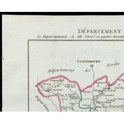 Gravure de 1802 - Département de la Moselle - 2