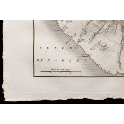1827 - Carte ancienne du Vésuve 