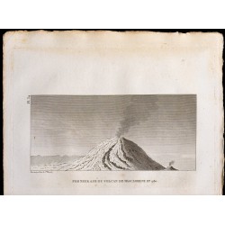1827 - Volcan du Vésuve et du Piton de la Fournaise 