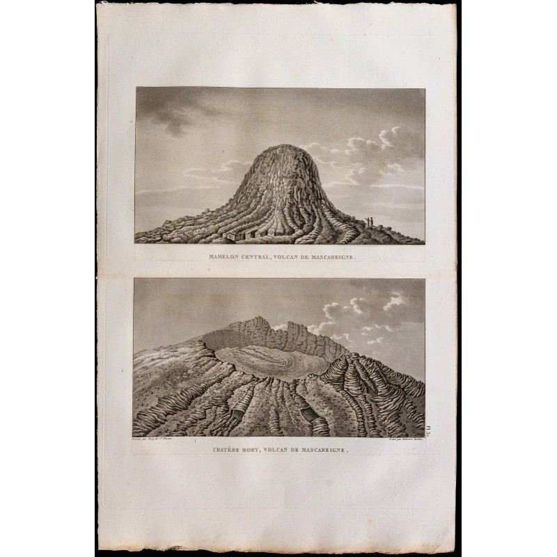 1827 - Vues du Piton de la Fournaise 