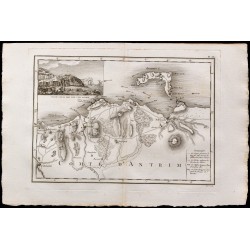 1827 - Carte du Comté d’Antrim (Irlande) 