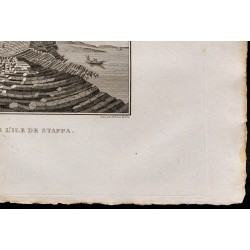 1827 - Basalte de l'Île de Staffa 