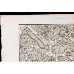 1827 - Carte des volcans du Velay 