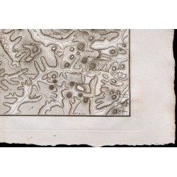 1827 - Carte des volcans du Velay 