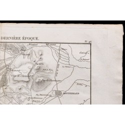 1827 - Carte des volcans du Puy-de-Dôme 