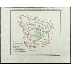 Gravure de 1802 - Département de la Nyevre - 1