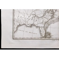 1827 - Carte ancienne du Gulf-Stream 