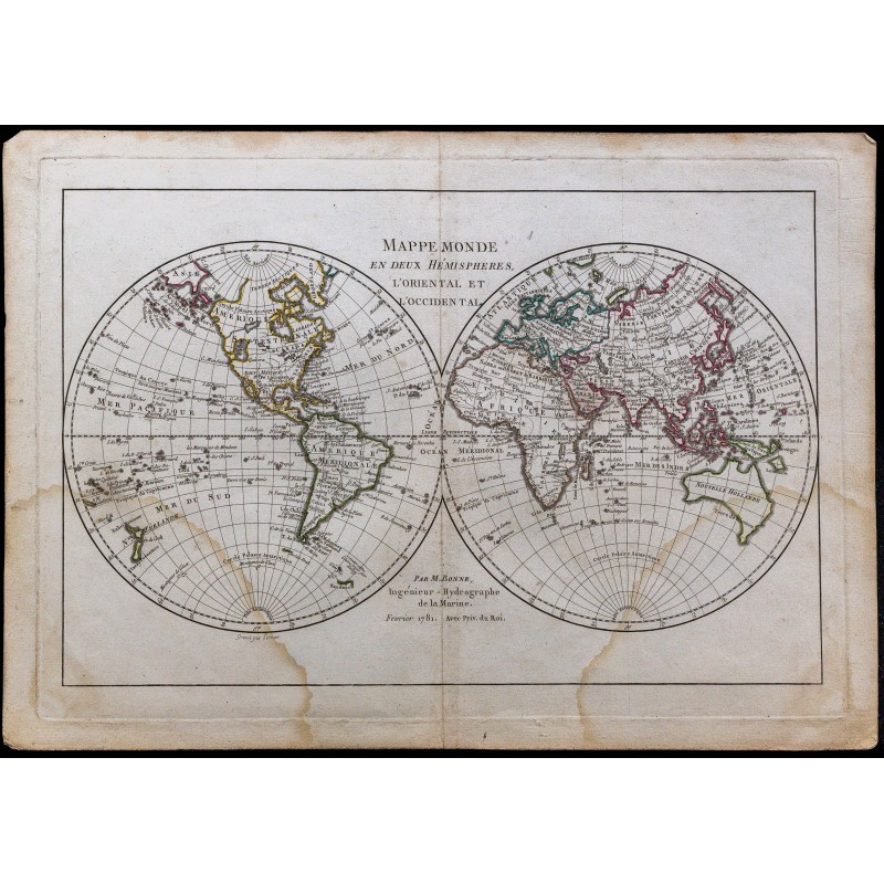 1781 - Carte du monde 