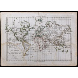 1782 - Carte du Globe Terrestre 