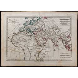1781 - Carte du monde ancien (Orbis Vetus) 