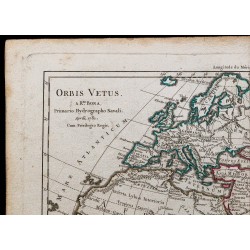 1781 - Carte du monde ancien (Orbis Vetus) 
