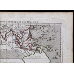1780 - Carte des vents généraux et des moussons 