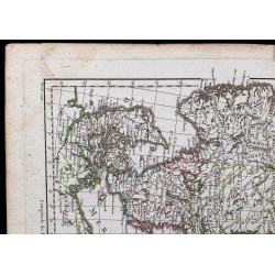 1781 - Carte des royaumes de Danemark, Norvège et Suède 