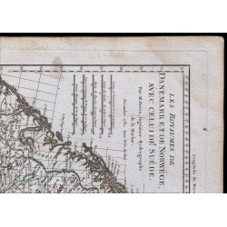 1781 - Carte des royaumes de Danemark, Norvège et Suède 