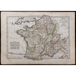 1779 - Carte de la Gaule antique 