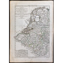 1781 - Carte des Sept Provinces-Unies des Pays-Bas et des Provinces autrichiennes 