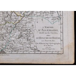 1780 - Carte de l'Empire d'Allemagne 