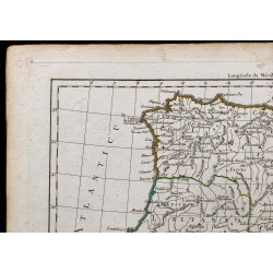 1780 - Carte de la péninsule ibérique 