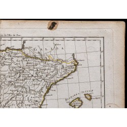 1780 - Carte de la péninsule ibérique 