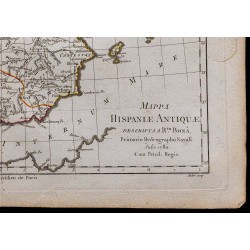 1780 - Carte de la péninsule ibérique 