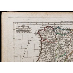 1780 - Carte de la péninsule ibérique 