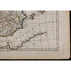 1780 - Carte de la péninsule ibérique 