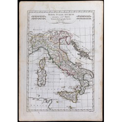 1779 - Carte de l'Italie antique 