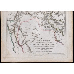 1781 - Carte de la Turquie d'Asie 